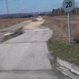 13. számú út, fejlesztés előtt